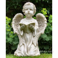 Pequeña estatua de mármol blanca del ángel para la venta